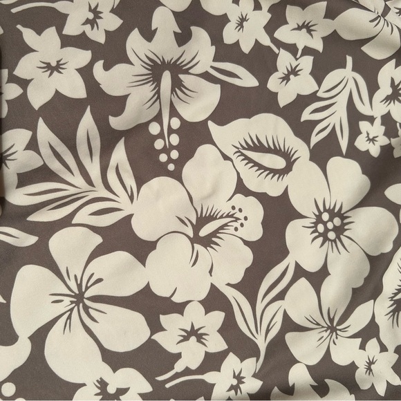 acacia swimwear marlow one piece in cream and tan floral print - Picture 5 of 6